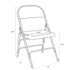 Brown Metal Folding Chair