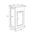 Chivari 24" x 24" Sage Green Bar Post with HPL Top for Bar Setups and Displays BAR-POST-24-SG-AX