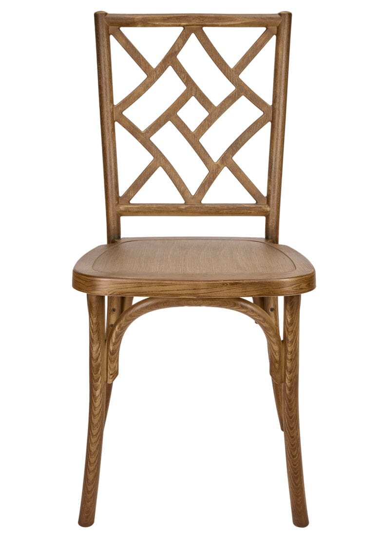 Chivari Chestnut ToughResin™ Mosaic Chair CMRC-ZG-T