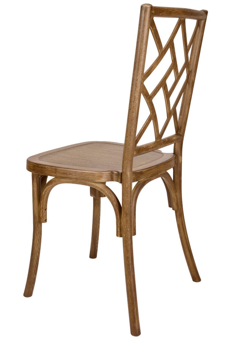Chivari Chestnut ToughResin™ Mosaic Chair CMRC-ZG-T