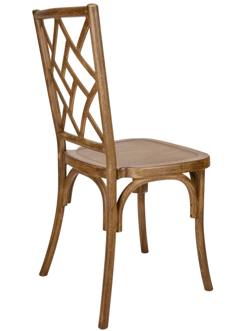 Chivari Chestnut ToughResin™ Mosaic Chair CMRC-ZG-T