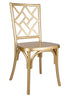 Chivari Gold ToughResin™ Mosaic Chair CMRG-ZG-T
