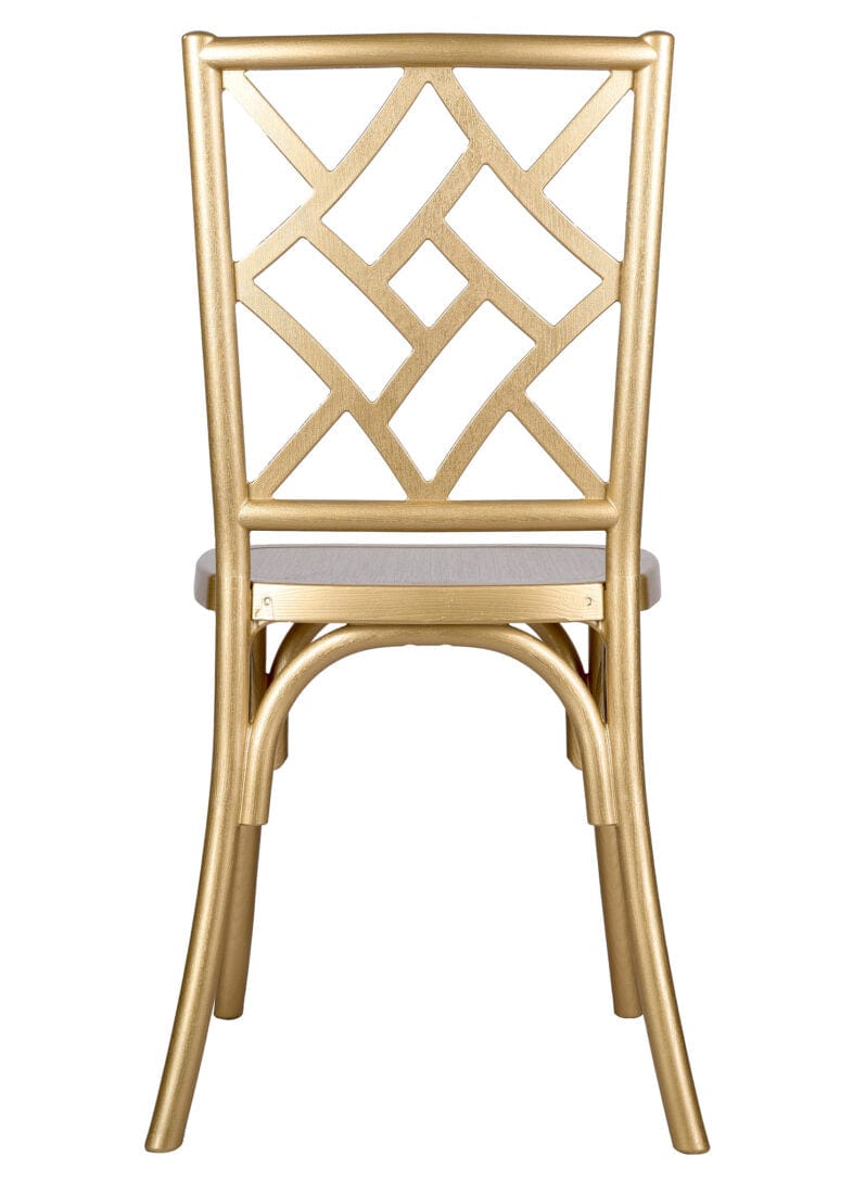 Chivari Gold ToughResin™ Mosaic Chair CMRG-ZG-T
