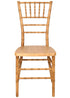 Chivari Natural WoodGrain™ Resin Steel Skeleton™ Chiavari Chair- 2 Pack - Some Assembly Required CCRN-U2-STEEL-AX-T-2