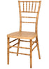 Chivari Natural WoodGrain™ Resin Steel Skeleton™ Chiavari Chair- 2 Pack - Some Assembly Required CCRN-U2-STEEL-AX-T-2