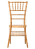 Chivari Natural WoodGrain™ Resin Steel Skeleton™ Chiavari Chair- 2 Pack - Some Assembly Required CCRN-U2-STEEL-AX-T-2