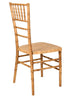 Chivari Natural WoodGrain™ Resin Steel Skeleton™ Chiavari Chair- 4 Pack - Some Assembly Required CCRN-U4-STEEL-AX-T-4