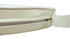 Chivari Ivory Vinyl 2" Thick Cross Back Cushion CUSHXSTRAPVINIVY-PVC-AX-T