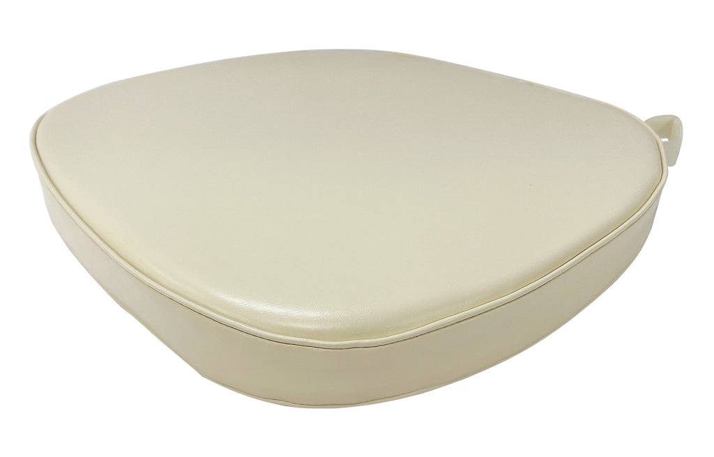 Chivari Ivory Vinyl 2" Thick Cross Back Cushion CUSHXSTRAPVINIVY-PVC-AX-T