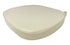 Chivari Ivory Vinyl 2" Thick Cross Back Cushion CUSHXSTRAPVINIVY-PVC-AX-T