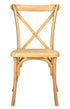 Chivari Natural Fluted Leg Farm Table Dining Set with 10 Chairs TFARM-NATURAL-T-LEG-KIT-CXR-AX