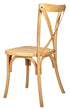 Chivari Natural Fluted Leg Farm Table Dining Set with 10 Chairs TFARM-NATURAL-T-LEG-KIT-CXR-AX