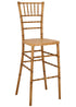 Chivari Natural WoodGrain™ Resin Steel Skeleton™ Chiavari Barstool BCRNB-ST-AX-T