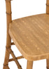 Chivari Natural WoodGrain™ Resin Steel Skeleton™ Chiavari Barstool BCRNB-ST-AX-T