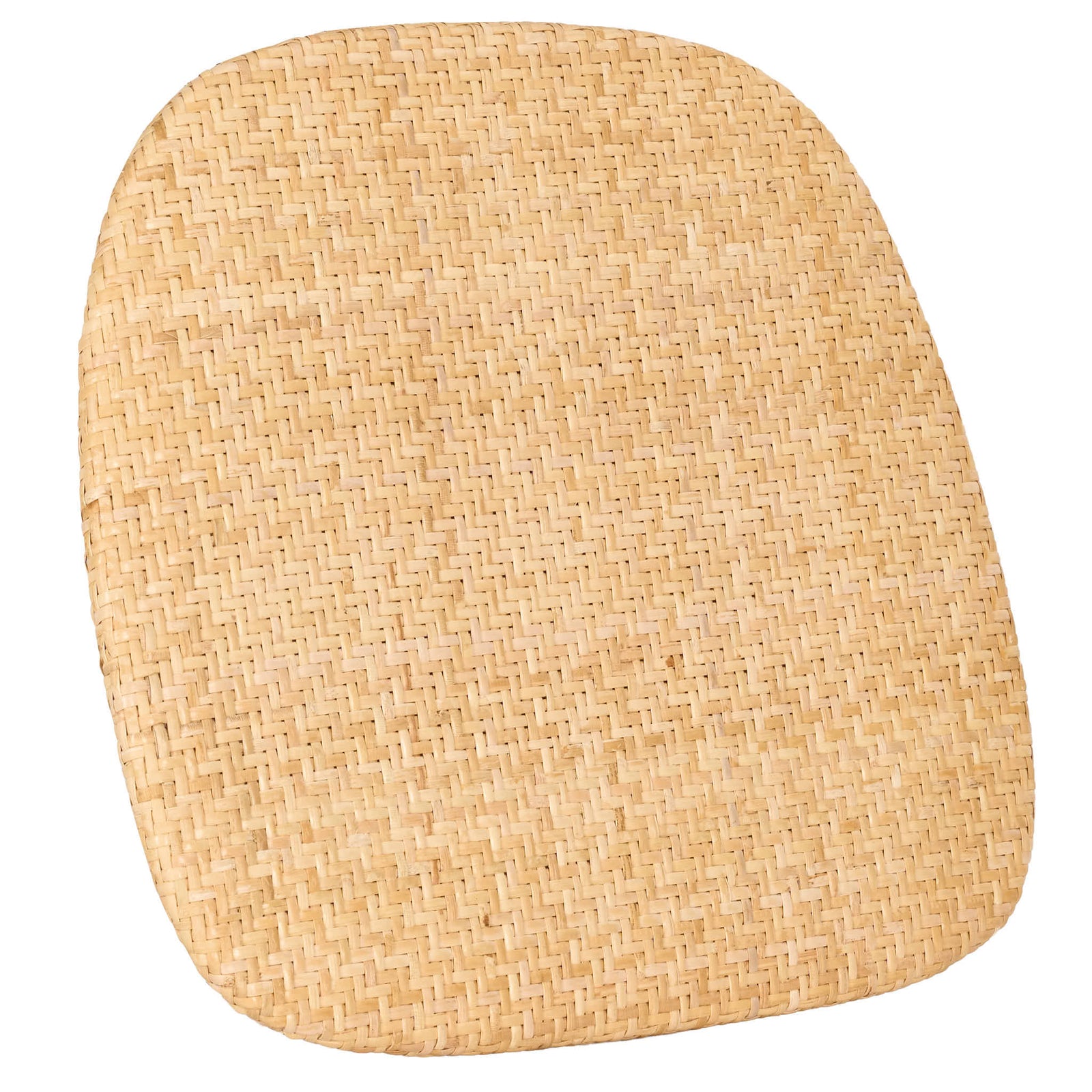 Chivari Natural Rattan Panel Back Seat Pad with SlipNot™ Technology CUSHPANRAT-NAT-A