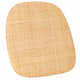 Chivari Natural Rattan Panel Back Seat Pad with SlipNot™ Technology CUSHPANRAT-NAT-A