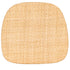 Chivari Natural Rattan Panel Back Seat Pad with SlipNot™ Technology CUSHPANRAT-NAT-A