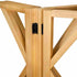 36" (3 Foot) Natural Round Farm Cocktail Table Some Assembly Required