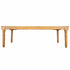 Chivari 96″ x 40″ (8 Foot) Natural Rectangle Thin Fluted Leg Wood Farm Table TFARMRT9640-NATURAL-T-LEG-AX-T