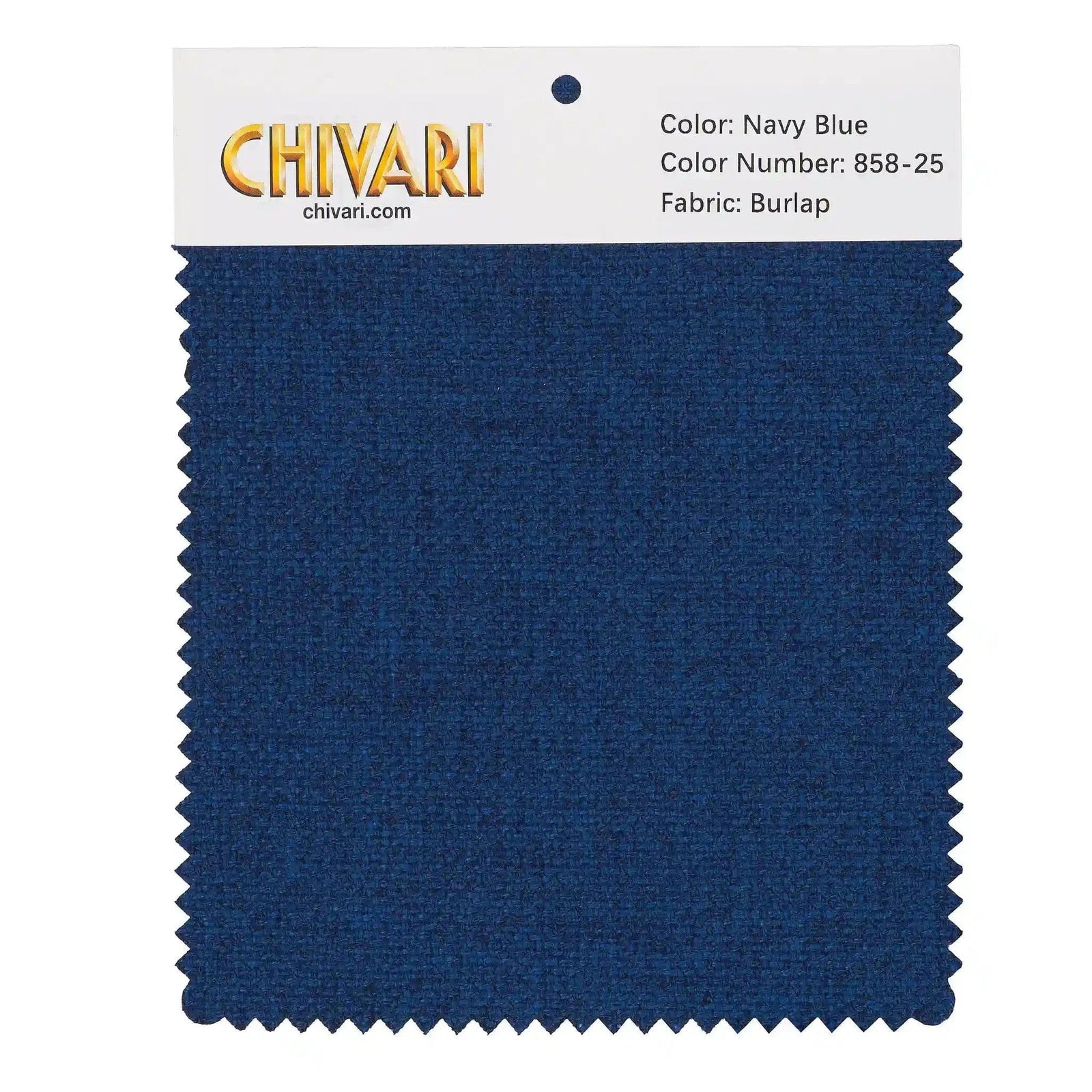 Chivari World’s Best Cushion Fabric Swatch – Navy Blue SW-B-NB-A
