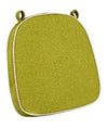 Chivari Olive with Beige Piping 2.5" Thick Chair Cushion - World's Best Cushions CUSHBST-OBR-AX-T