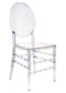Chivari Clear Resin ProClear™ Solid Oval Chair CORSC-ZG-T