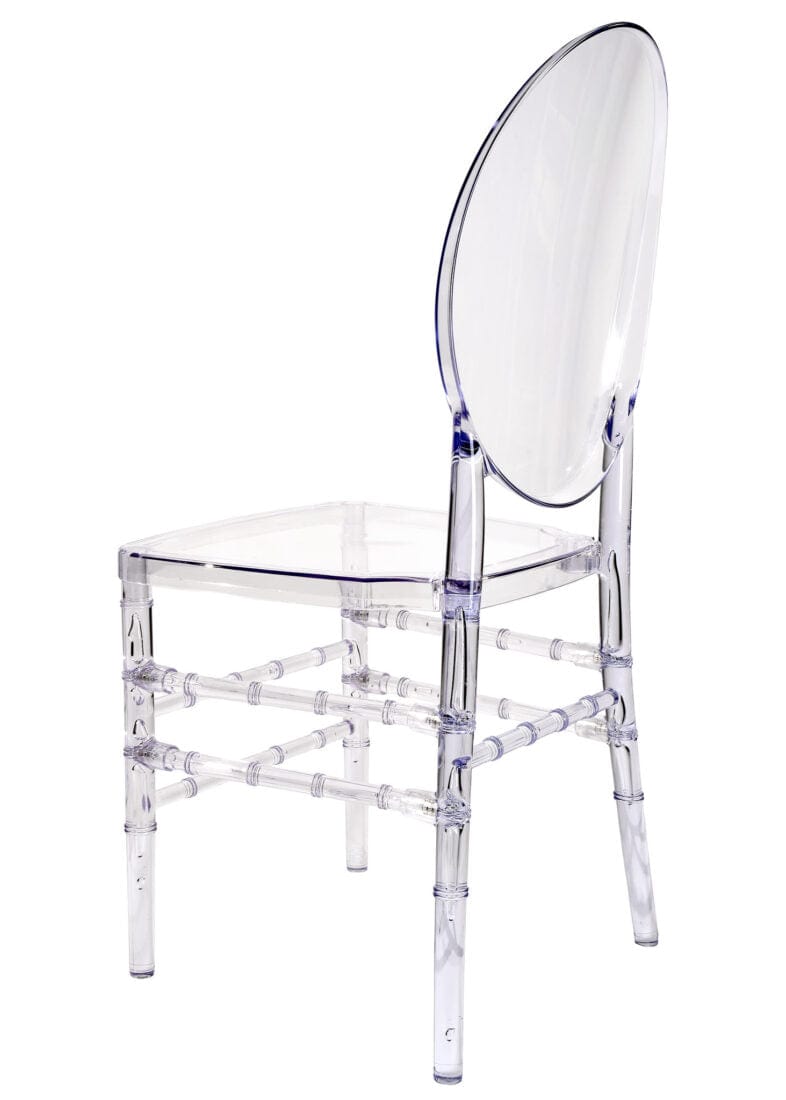 Chivari Clear Resin ProClear™ Solid Oval Chair CORSC-ZG-T
