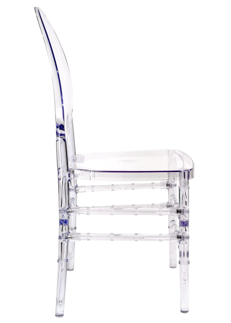 Chivari Clear Resin ProClear™ Solid Oval Chair CORSC-ZG-T