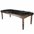 Chivari Black 96" x 40" (8 Foot) Rectangle Farm Table Protective Cover with Water Proof Bag P-CVR-FRM-9640-AX-T