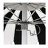 California Umbrellas Macaw 8.5' Classic Pagoda Series Sunbrella Fabric Patio Umbrella with White Aluminum Pole and Push Lift CAL-SMPT852174CLAS-5429