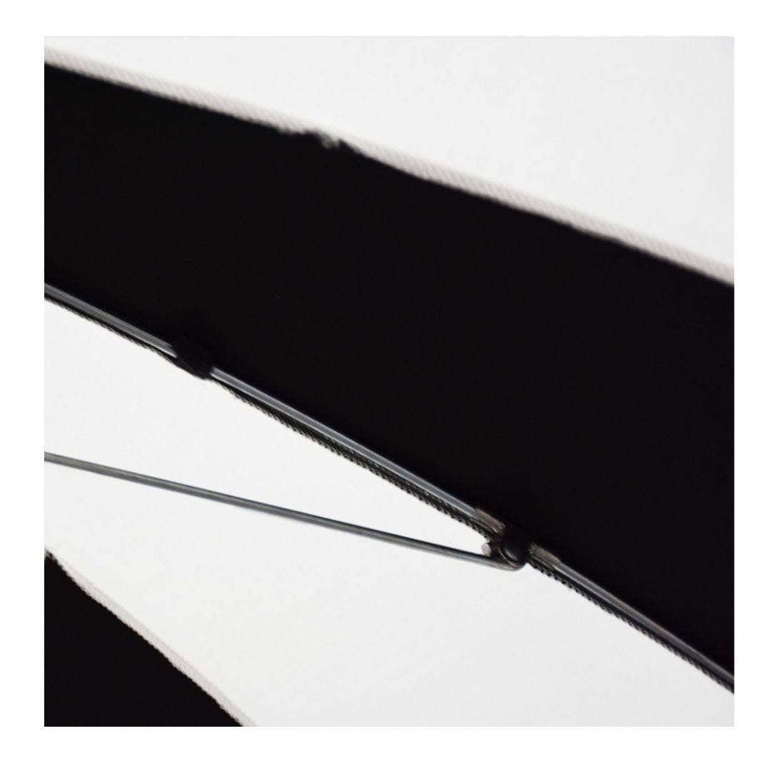 California Umbrellas Black 8.5' Classic Pagoda Series Sunbrella Fabric Patio Umbrella with White Aluminum Pole and Push Lift CAL-199484071887