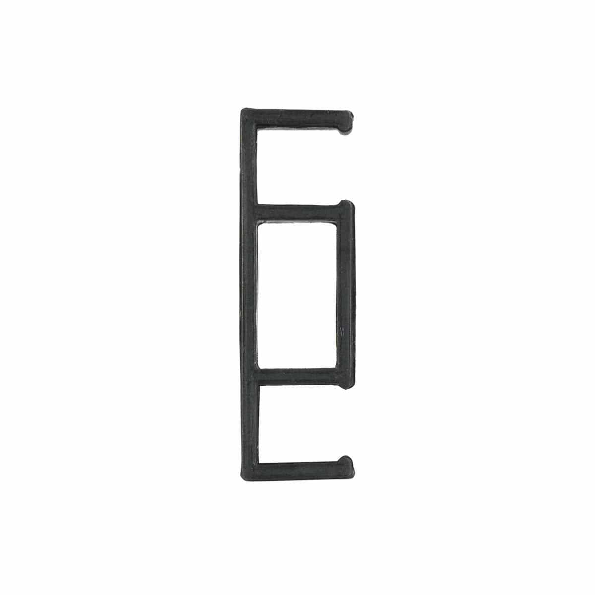 Chivari 24 Pack Black Plastic Ganging Clips for Crown/Square/Dome Banquet Chairs PARTS-BNQT-CLIP-BL24