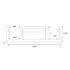 Chivari 24 Pack Black Plastic Ganging Clips for Trapezoid Banquet Chairs PARTS-BNQT-TRAP-CLIP-BL24