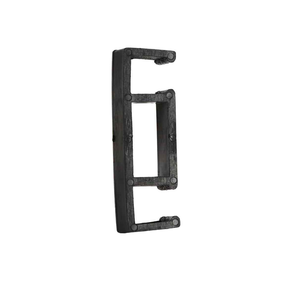 Chivari 24 Pack Black Plastic Ganging Clips for Trapezoid Banquet Chairs PARTS-BNQT-TRAP-CLIP-BL24