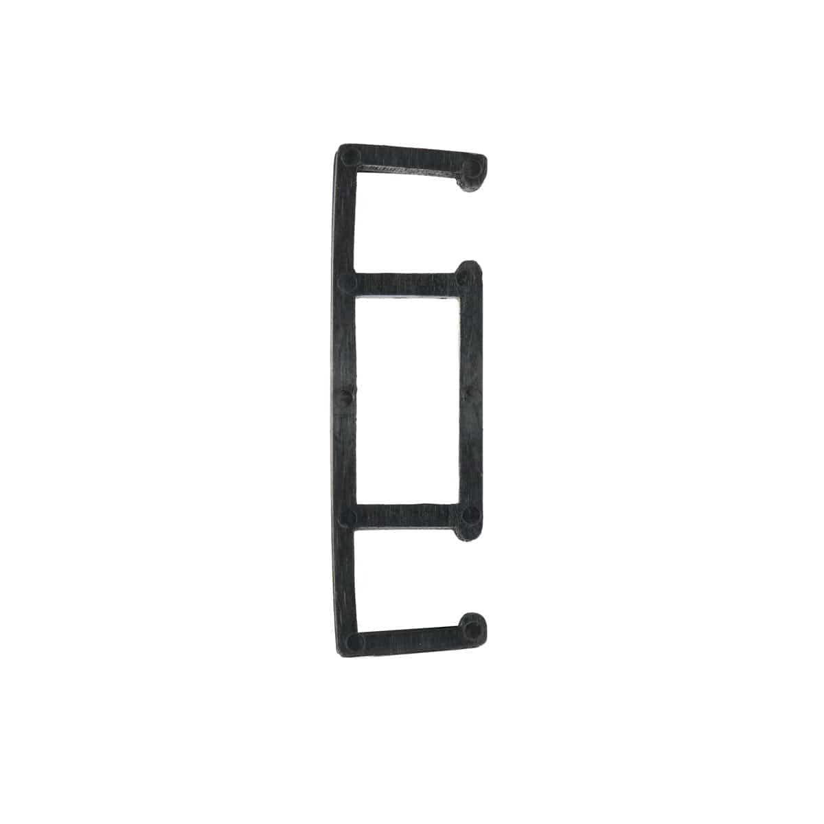 Chivari 24 Pack Black Plastic Ganging Clips for Trapezoid Banquet Chairs PARTS-BNQT-TRAP-CLIP-BL24
