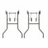Chivari Grey Replacement Legs for 72" x 30" & 96" x 30" Banquet Rectangle Plywood Table 1 Set with 2 Legs PARTS-TPLY-RT7230-LEG-AX