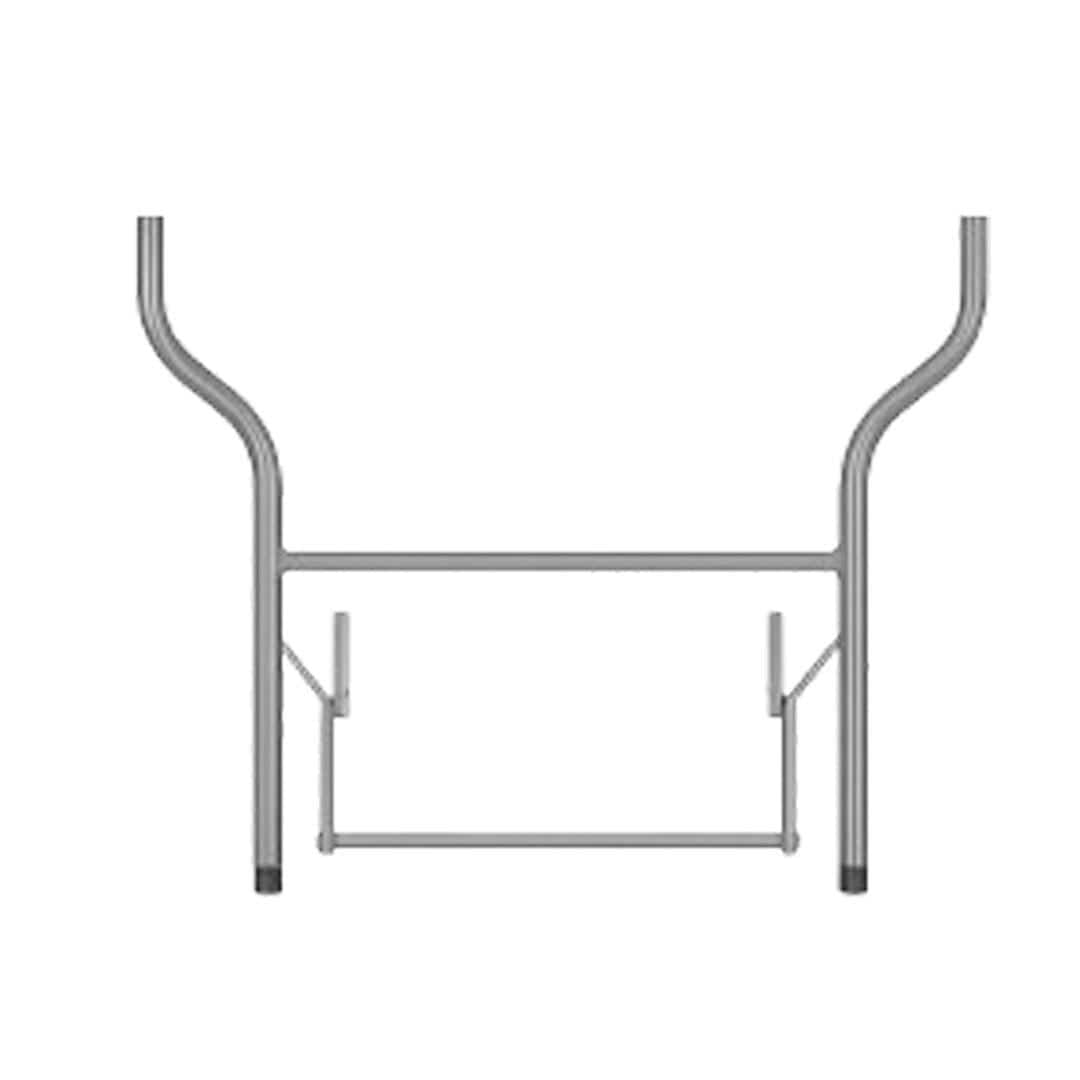 Chivari Grey Replacement Legs for 96" x 36" Banquet Rectangle Plywood Table 1 Set with 2 Legs PARTS-TPLY-RT9636-LEG-AX