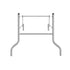 Chivari Grey Replacement Legs for 96" x 40" Banquet Rectangle Plywood Table 1 Set with 2 Legs PARTS-TPLY-RT9640-LEG-AX
