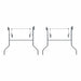 Chivari Grey Replacement Legs for 96" x 48" Banquet Rectangle Plywood Table 1 Set with 2 Legs PARTS-TPLY-RT9648-LEG-AX