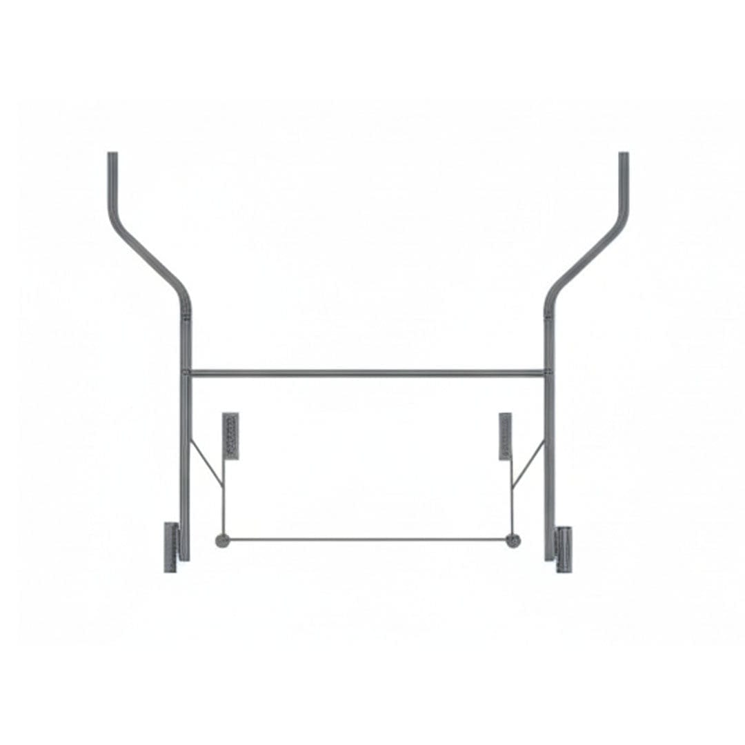 Chivari Grey Replacement Legs for 96" x 48" Banquet Rectangle Plywood Table 1 Set with 2 Legs PARTS-TPLY-RT9648-LEG-AX