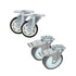 Chivari A Pair of Fixed and Swivel Wheels 4" for Fixed Carts 101/111/112 PARTS-WHEEL-FCCART5-KT