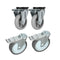 Chivari A Pair of Fixed and Swivel Wheels 5" for Hanging Carts 100HD/102/105/109/113/115 PARTS-WHEEL-HCCART5-KT