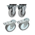 Chivari A Pair of Fixed and Swivel Wheels 5" for Hanging Carts 100HD/102/105/109/113/115 PARTS-WHEEL-HCCART5-KT