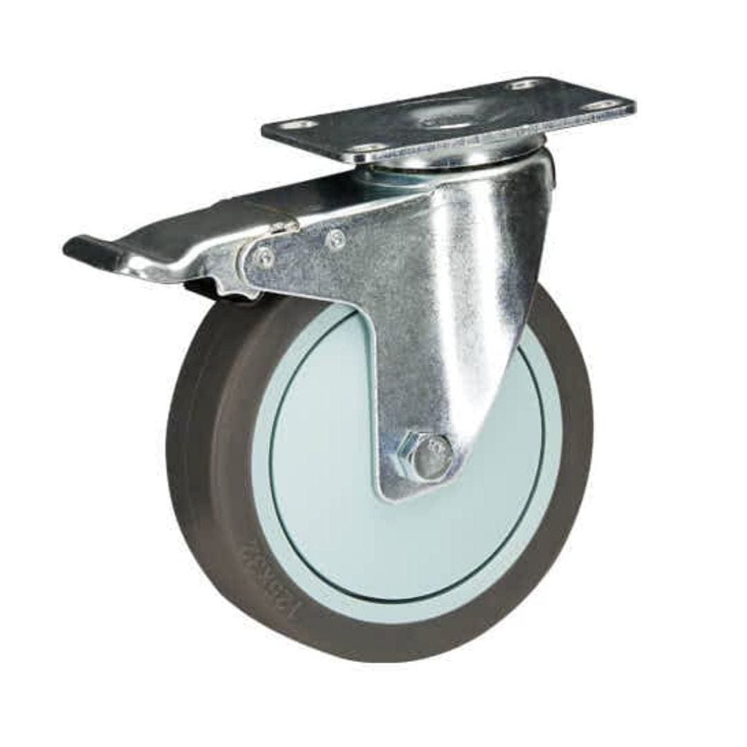 Chivari A Pair of Fixed and Swivel Wheels 5" for Hanging Carts 100HD / 102 / 105 / 109 / 113 / 115 PARTS-WHEEL-HCCART5-KT