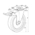 Chivari Swivel Wheel 5" with Brake Carts 100HD / 115 PARTS-WHEEL-HCCART5-SWIVEL-KT