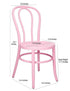 Chivari Party Pink Resin Bentwood Festive Chair CBFRP-ZG-T
