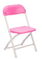 Chivari Kids Pink Folding Chair (Steel-Poly Chair) CFPP-KID-AX-T