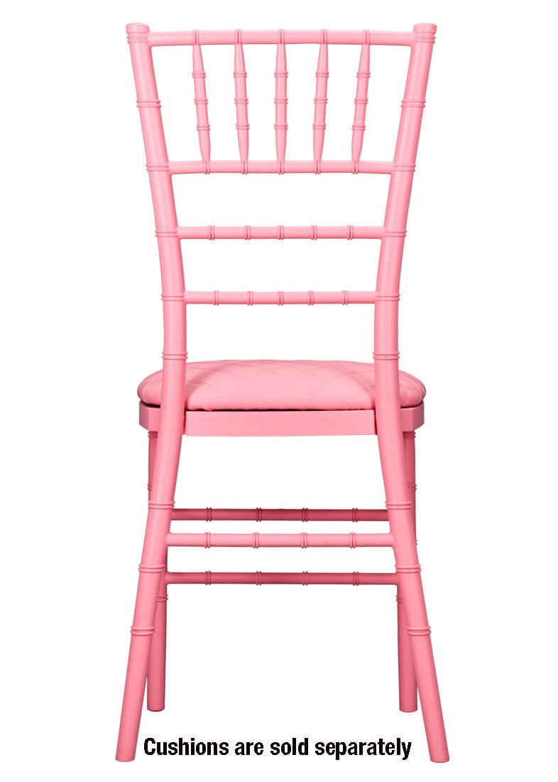 Chivari Pink ColorCore™ Resin Steel Skeleton™ Chiavari Chair CCRP-STEEL-AX-T