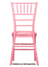 Chivari Pink ColorCore™ Resin Steel Skeleton™ Chiavari Chair CCRP-STEEL-AX-T