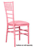 Chivari Pink ColorCore™ Resin Steel Skeleton™ Chiavari Chair CCRP-STEEL-AX-T